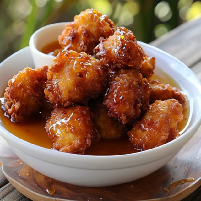 Fried Sweet Corn Nuggets.