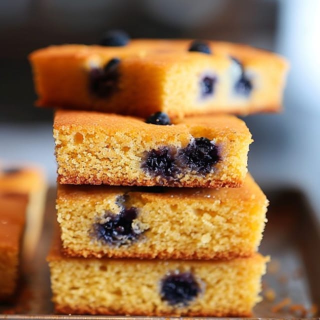 Blueberry Cornbread.