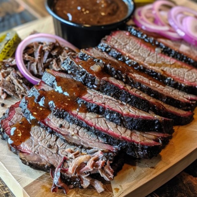 Smoked Brisket Platter.