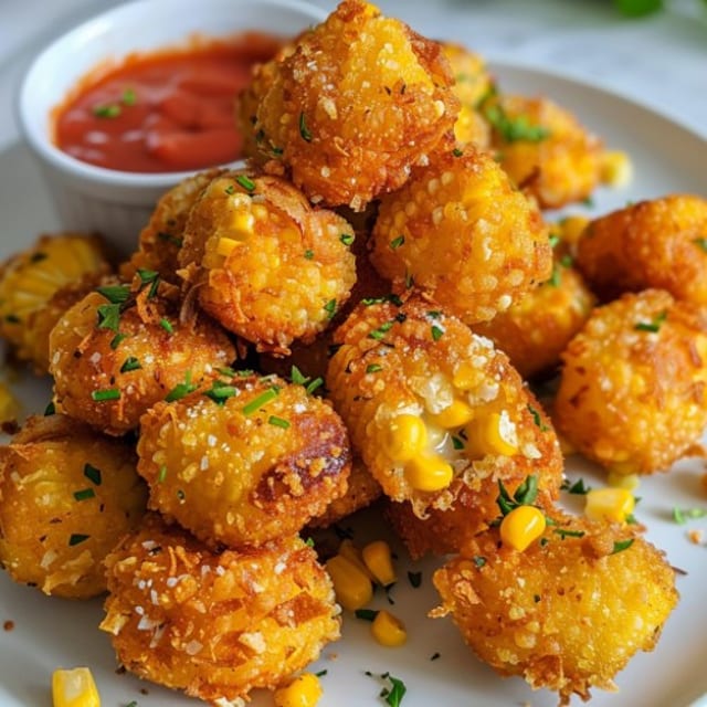 Deep Fried Corn on the Cob Bites.