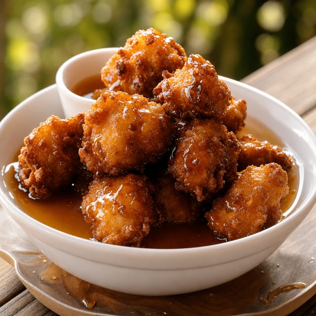 Fried Sweet Corn Nuggets.